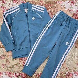 Adidas Teal Jacket with Logo